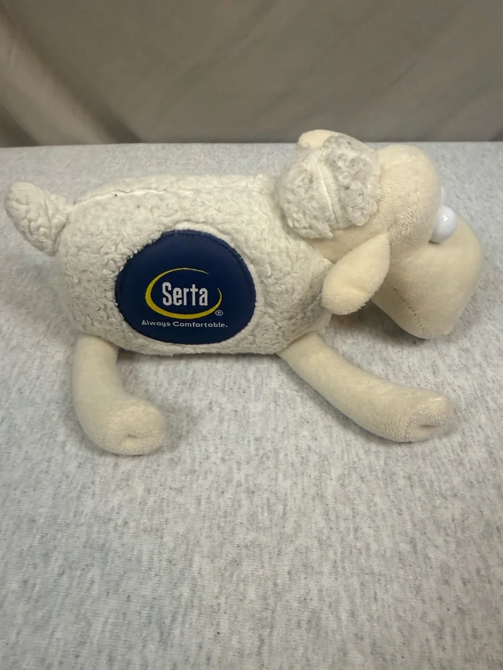 Vintage Y2K Serta Counting Sheep #1 Plush Toy Curto Toys - One Size